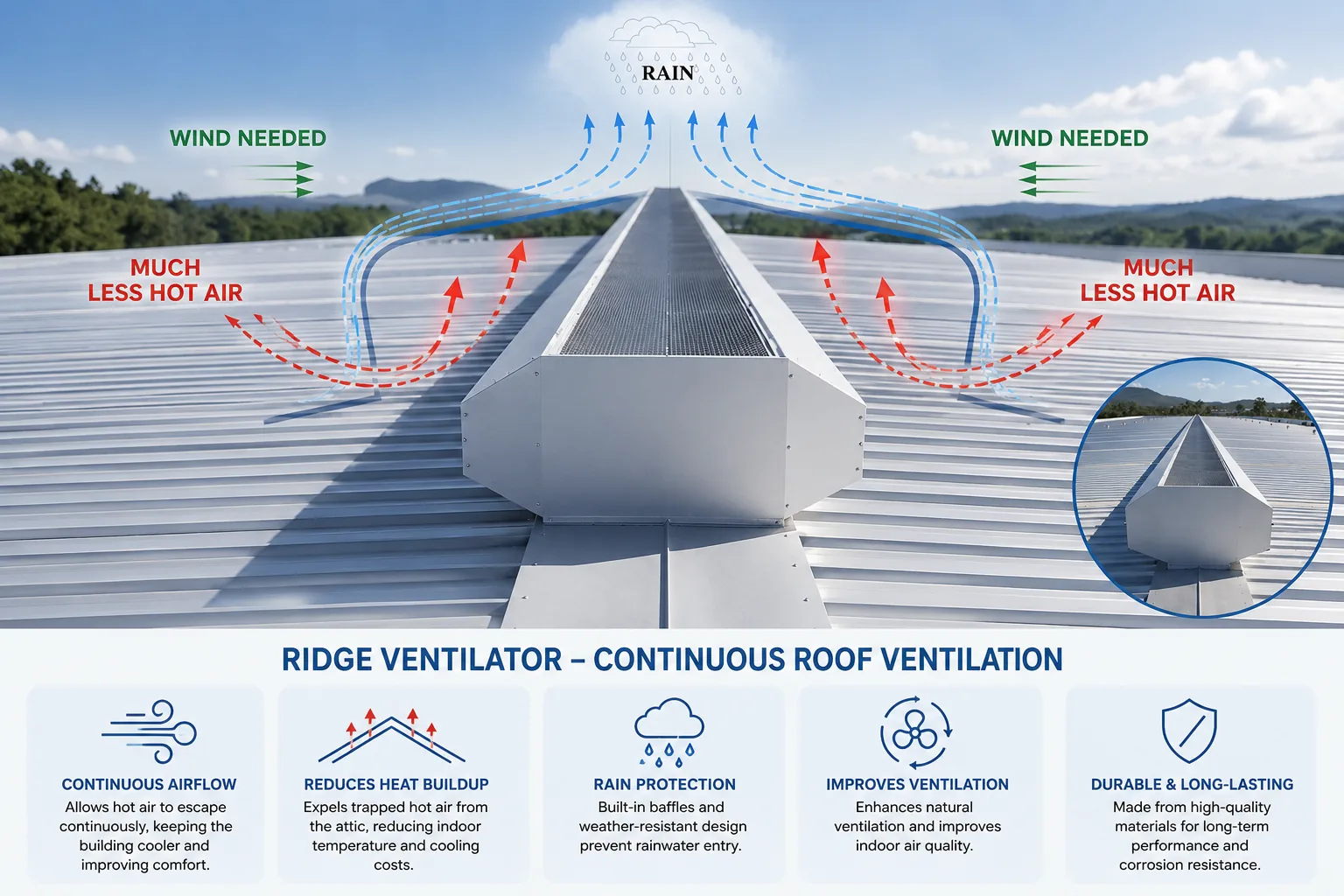 Ridge Ventilator