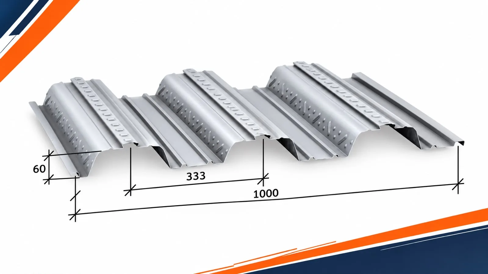 TR60 Decking Sheets